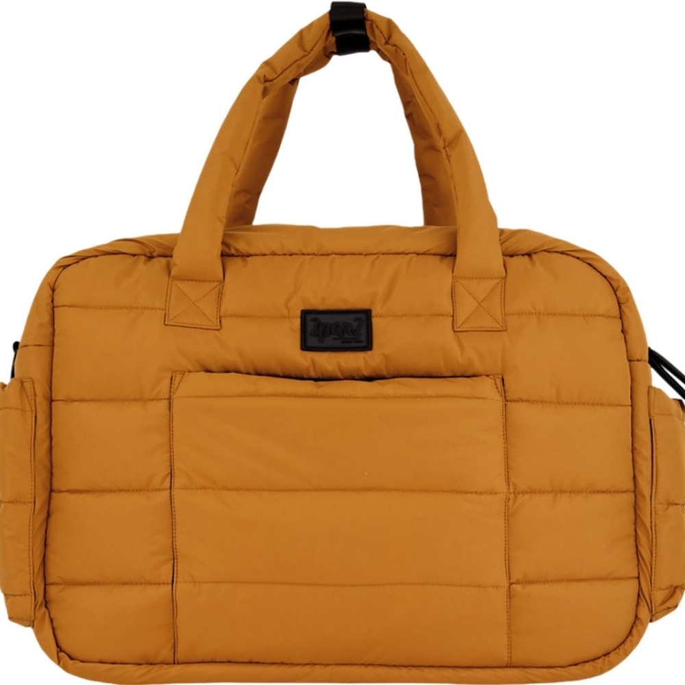 NWT‎ Deux par Deux Large Quilted Diaper Bag with Changing Mat